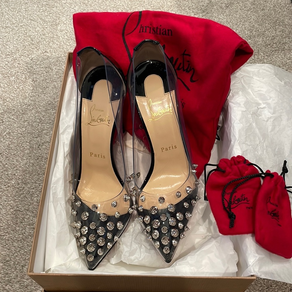 Christian Louboutin collacluo 100 PVC/Patent